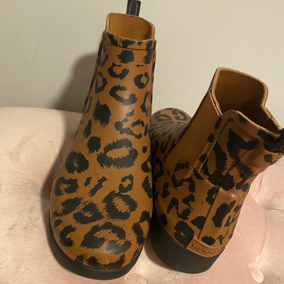 Hunter Shoes - Cheetah Print Hunter Boots